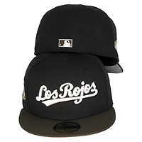 Cincinnati Reds Black Walnut 2015 ASG Patch Gray UV 59FIFTY Fitted Hat