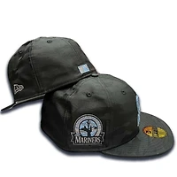 Seattle Mariners Black Camo 30th Anniversary Patch Dark Gray UV 59FIFTY Fitted Hat