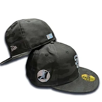 Chicago White Sox Black Camo Swinging Batter Patch Dark Gray UV 59FIFTY Fitted Hat