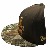 St. Louis Cardinals Brown and Camo Two Tone Busch Stadium Patch Gray UV New Era 59FIFTY Fitted Hat