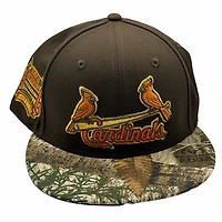 St. Louis Cardinals Brown and Camo Two Tone Busch Stadium Patch Gray UV New Era 59FIFTY Fitted Hat