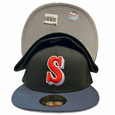 Seattle Mariners Black Navy Two Tone Nobatty x King 2023 All Star Game Patch Gray UV New Era 59FIFTY Fitted Hat