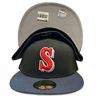Seattle Mariners Black Navy Two Tone Nobatty x King 2023 All Star Game Patch Gray UV New Era 59FIFTY Fitted Hat