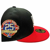 Arizona Diamondbacks Black Red Two Tone Nobatty x King 25th Anniversary Patch Gray UV New Era 59FIFTY Fitted Hat