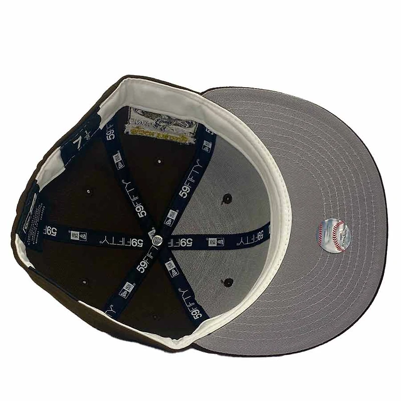 St. Louis Cardinals Burnt Wood and Walnut Metallic Pack Final Season at Busch Stadium Patch Gray UV New Era 59Fifty Fitted Hat