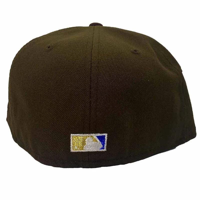 St. Louis Cardinals Burnt Wood and Walnut Metallic Pack Final Season at Busch Stadium Patch Gray UV New Era 59Fifty Fitted Hat