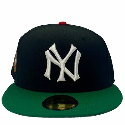 New York Yankees Black and Green Metallic Pack 1942 All Star Game Roulette Patch Gray UV Era 59Fifty Fitted Hat