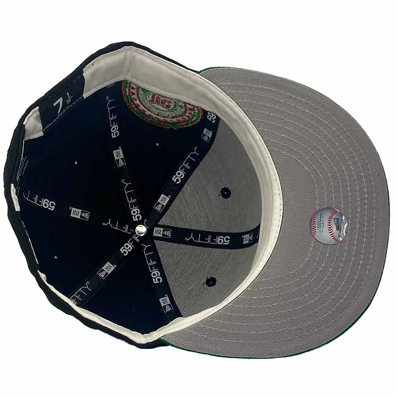 New York Yankees Black and Green Metallic Pack 1942 All Star Game Roulette Patch Gray UV Era 59Fifty Fitted Hat