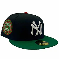 New York Yankees Black and Green Metallic Pack 1942 All Star Game Roulette Patch Gray UV Era 59Fifty Fitted Hat