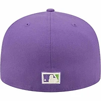Arizona Diamondbacks Purple Citrus Pop 2001 World Series Patch Lime Green UV 59FIFTY Fitted Hat