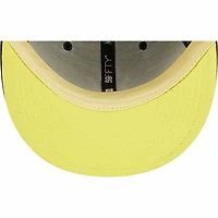 New York Yankees Navy Citrus Pop 1996 World Series Patch Lime Yellow UV 59FIFTY Fitted Hat