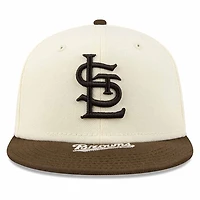 St. Louis Cardinals Cream Brown Two Tone On Deck Gray UV New Era 59FIFTY Fitted Hat