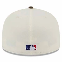 St. Louis Cardinals Cream Brown Two Tone On Deck Gray UV New Era 59FIFTY Fitted Hat
