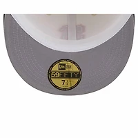 San Francisco Giants Cream Black Two Tone On Deck Gray UV New Era 59FIFTY Fitted Hat