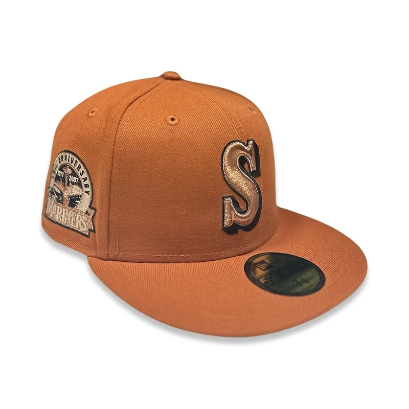 Seattle Mariners Rust Harvest SZN Pack 30th Anniversary Patch Green UV 59FIFTY Fitted Hat