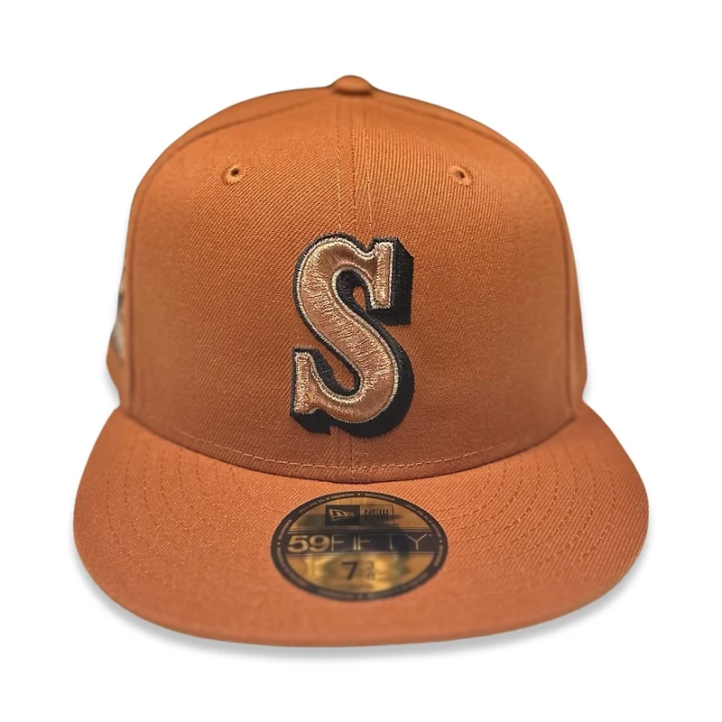 Seattle Mariners Rust Harvest SZN Pack 30th Anniversary Patch Green UV 59FIFTY Fitted Hat