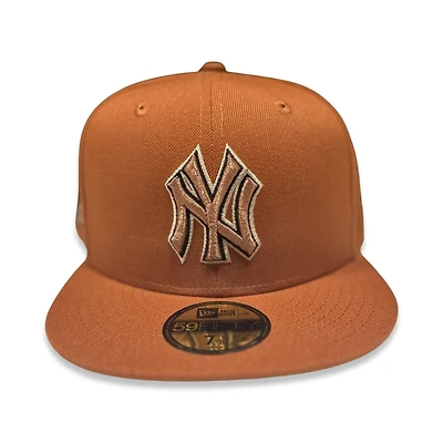 New York Yankees Rust Harvest SZN Pack 1996 WS Patch Green UV 59FIFTY Fitted Hat