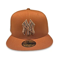 New York Yankees Rust Harvest SZN Pack 1996 WS Patch Green UV 59FIFTY Fitted Hat