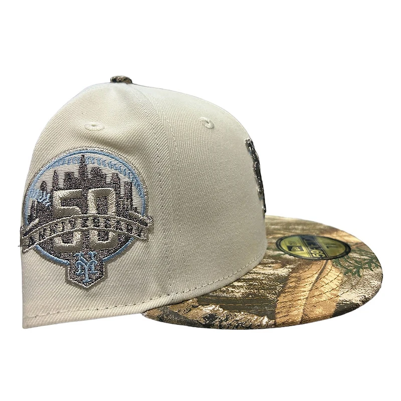 New York Mets Brothers Keeper 2.0 Pack 50th Anniversary Patch Gray UV Era 59FIFTY Fitted Hat