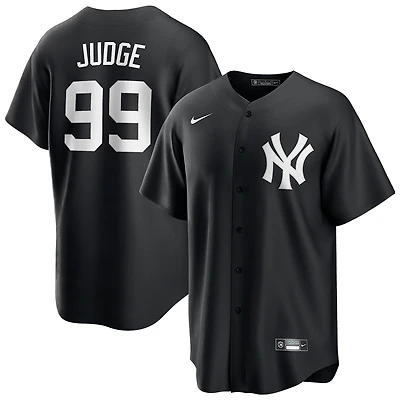 New York Yankees Aaron Judge Nike Black & White Jersey