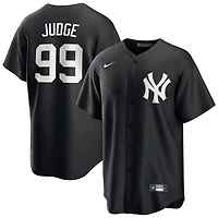 New York Yankees Aaron Judge Nike Black & White Jersey