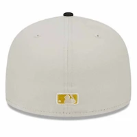 Los Angeles Dodgers Two Tone Stone 50th Anniversary Patch Gray UV New Era 59FIFTY Fitted Hat