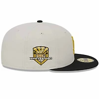 Los Angeles Dodgers Two Tone Stone 50th Anniversary Patch Gray UV New Era 59FIFTY Fitted Hat