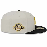 New York Yankees Two Tone Stone 100th Anniversary Patch Gray UV Era 59FIFTY Fitted Hat