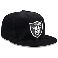 Las Vegas Raiders Letterman Pin Corduroy 59FIFTY Fitted Hat