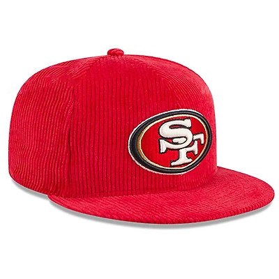 San Francisco 49ers Letterman Pin Corduroy 59FIFTY Fitted Hat