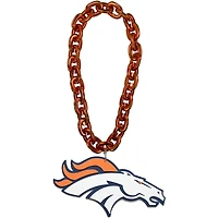 Denver Broncos Oversized Superfan Chain Necklace