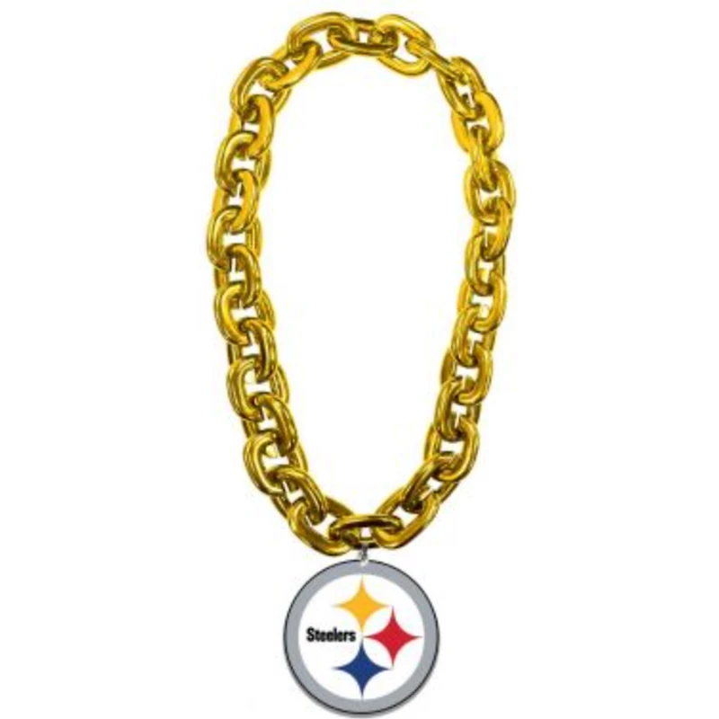 Pittsburgh Steelers Oversized Superfan Chain Necklace