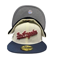 Los Angeles Dodgers Chrome Two Tone KTS Part 2 50th Anniversary Patch Gray UV New Era 59FIFTY Fitted Hat