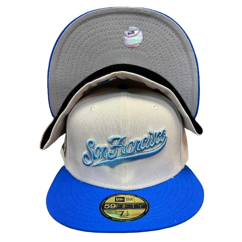 San Francisco Giants Dear Snow 2007 ASG Patch Gray UV New Era 59FIFTY Fitted Hat