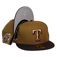 Texas Rangers Toasted Peanut Two Tone 1995 ASG Patch Gray UV New Era 59FIFTY Fitted Hat