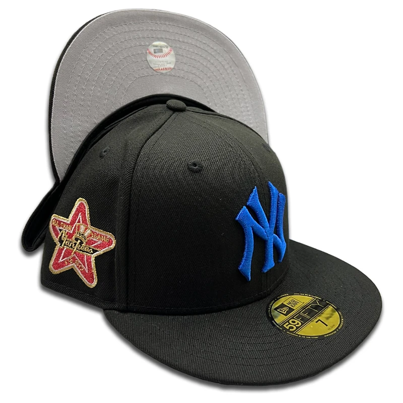 New York Yankees Black "Nip Walk of Fame" 1960 ASG Patch Grey UV 59FIFTY Fitted Hat