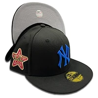 New York Yankees Black "Nip Walk of Fame" 1960 ASG Patch Grey UV 59FIFTY Fitted Hat