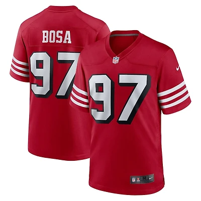 San Francisco 49ers Nick Bosa Scarlet Red Nike Alternate Game Jersey