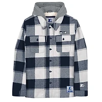 Seattle Seahawks Starter Sherpa Lined Plaid Jacket