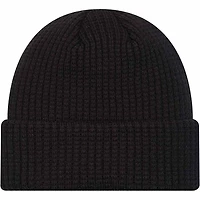 Chicago Bulls All Black Cuffed Knit Beanie Hat