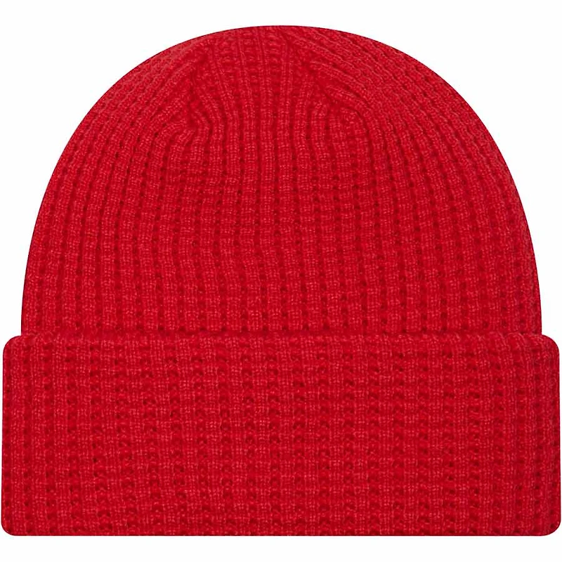 Kansas City Chiefs All Red Cuffed Knit Beanie Hat