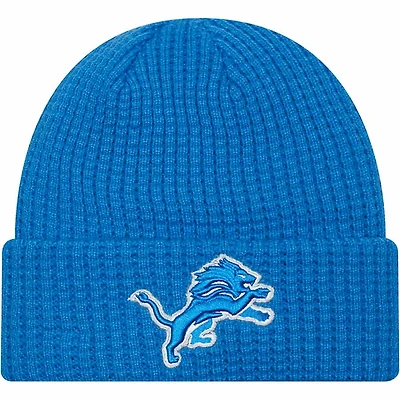 Detroit Lions All Blue Cuffed Knit Beanie Hat