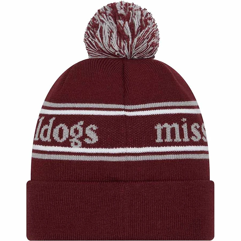 Mississippi State Maroon Marquee Cuffed Knit Beanie Hat