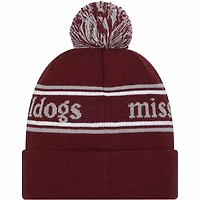 Mississippi State Maroon Marquee Cuffed Knit Beanie Hat