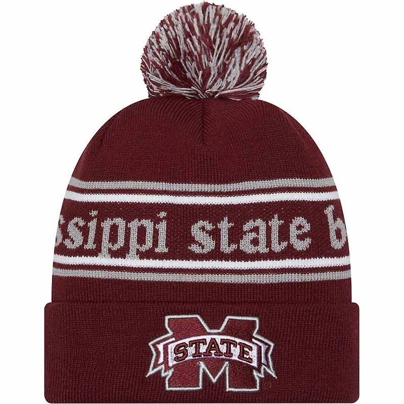 Mississippi State Maroon Marquee Cuffed Knit Beanie Hat