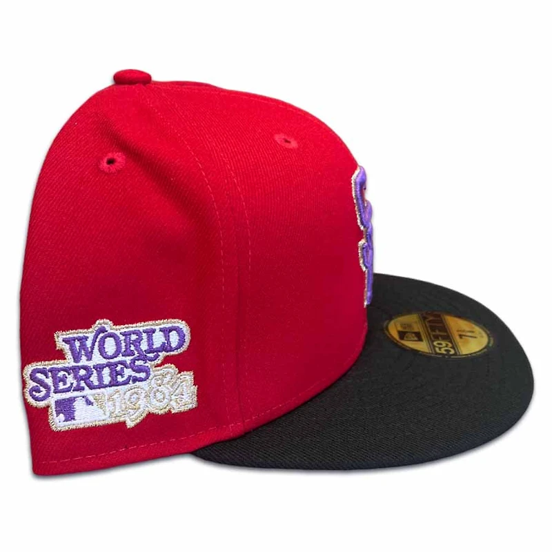 San Diego Padres The Hive Pack 1984 WS Patch Gray UV New Era 59FIFTY Fitted Hat