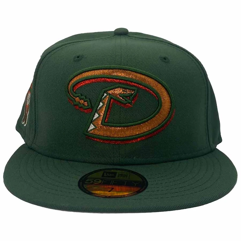 Arizona Diamondbacks Green Pressure Pack 1998 Inaugural Season Patch Gray UV New Era 59Fifty Fitted Hat