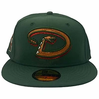 Arizona Diamondbacks Green Pressure Pack 1998 Inaugural Season Patch Gray UV New Era 59Fifty Fitted Hat