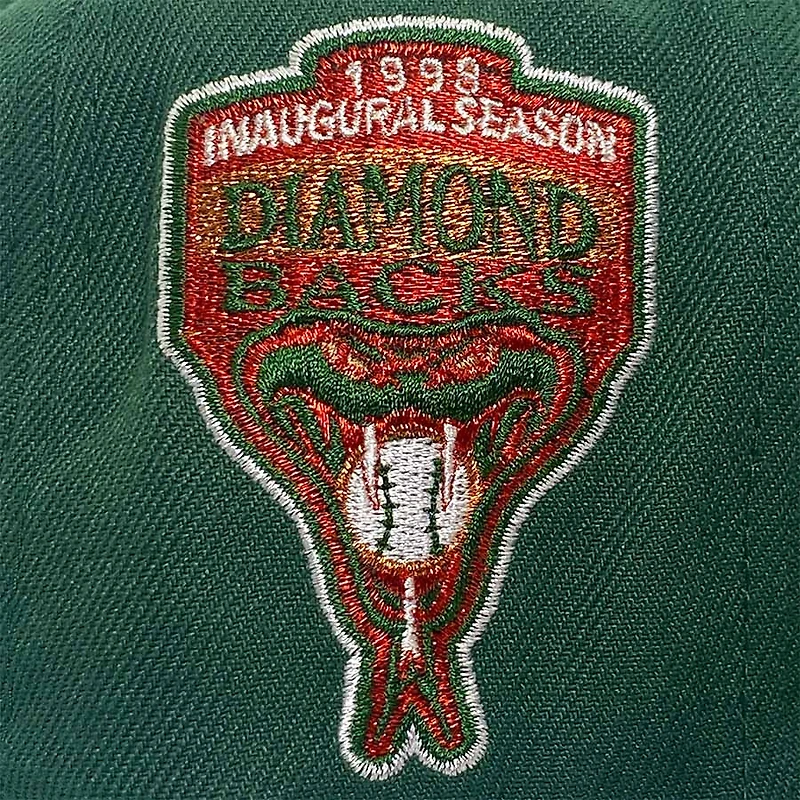Arizona Diamondbacks Green Pressure Pack 1998 Inaugural Season Patch Gray UV New Era 59Fifty Fitted Hat