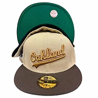 Oakland Athletics Two Tone 1989 WS Patch Green UV New Era 59FIFTY Fitted Hat